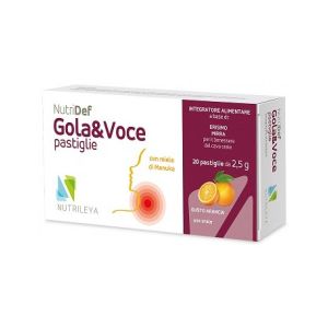 Nutridef Gola & Voce Arancia 20 Pastiglie