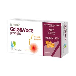 Nutrileya Nutridef Gola E Voce Integratore Alimentare 20 Pastiglie