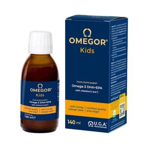 Omegor Kids Integratore Difese Immunitarie e Funzioni Cerebrali 140ml