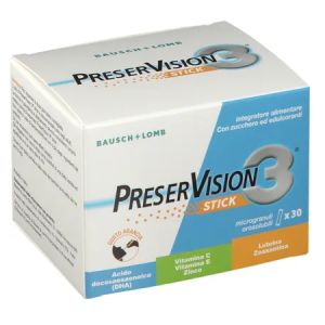 PreserVision 3 Stick gusto Arancia 30 Buste