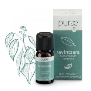 Purae Purae Olio Essenziale Ravintsara-Cinnamomum Camphora Foglie 5ml