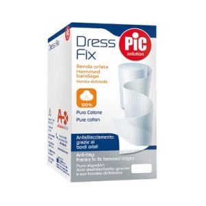 Benda In Garza Idrofila Orlata Pic Dressfix 10x500cm Fustella