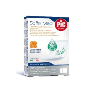Pic Soffix Med Cerotto Post Operatorio Delicato 10x8 Cm 5 Pezzi