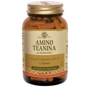 Solgar Amino Teanina Integratore Rilassante 30 Capsule Vegetali