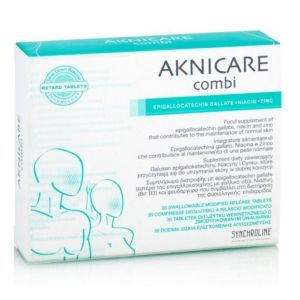 Synchroline aknicare combi food supplement 30 tablets