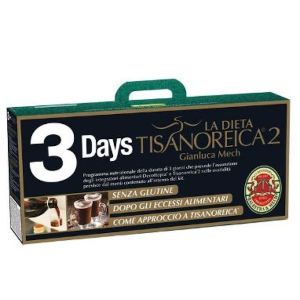 Tisanoreica 2 Kit 3 Days Programma Dimagrante Senza Glutine 3 Giorni