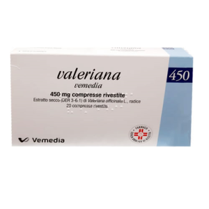 Valeriana Vemedia 20 Compresse Rivestite 450mg