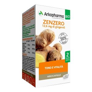 Arkocapsule Zenzero Bio Integratore Contro Affaticamento 40 Capsule