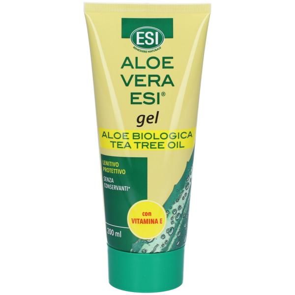 Esi aloe vera soothing/protective gel vitamin e/tea tree 200ml | Xfarma