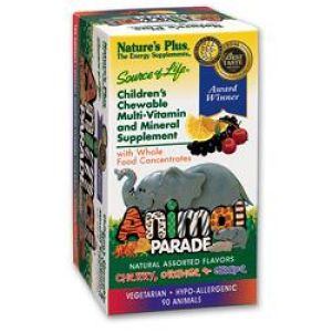 Natures Plus Animal Parade Assortito Integratore Alimentare 90 Tavolette