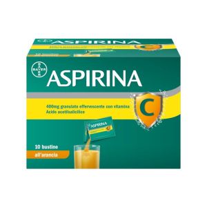 Aspirina C Granulato 400mg Acido Acetilsalicilico 10 Bustine Arancia
