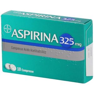 Aspirina 325mg Acido Acetilsalicilico 10 Compresse