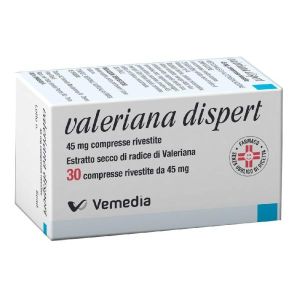 Valeriana Dispert 45mg Estratto Secco di Valeriana 30 Compresse Rivestite