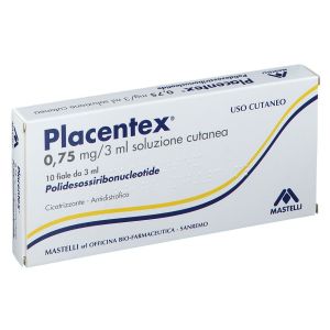 Placentex Soluzione Cutanea 10% Polidesossiribonucleotide 10 Fiale 3ml