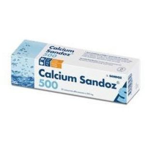 Calcium Sandoz 20 Compresse Effervescenti 500mg