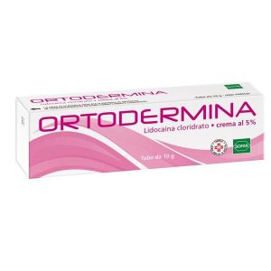 Ortodermina Crema 5% Lidocaina Anestetico 10g