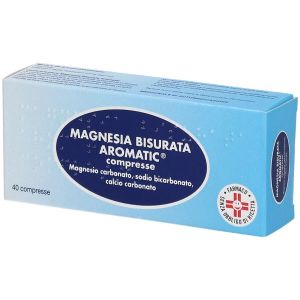 Magnesia Bisurata Aromatic Magnesio Antiacido 40 Pastiglie