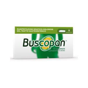 Buscopan 10mg Hyscina N-butilbromuro Antiespasmódico 6 Supositorios
