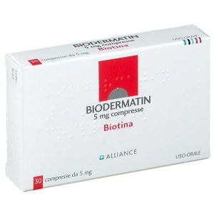 Biodermatin 5mg Biotina 30 Compresse