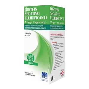 Coryfin Sedativo Fluidificante Sciroppo 20 Mg/g + 1 Mg/g Tosse Secca 180g