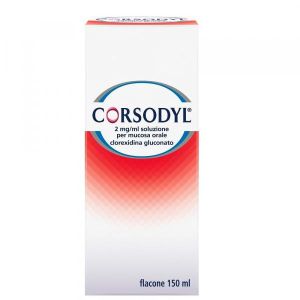 Corsodyl Collutorio Disinfettante Cavo Orale Prima Dopo Estrazioni Denti Antiplacca No Alcool 150ml