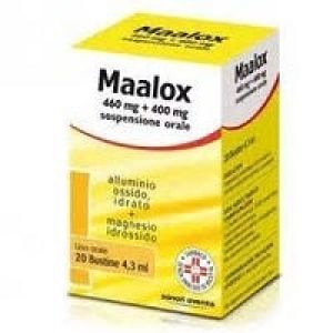 Maalox Orale Sosp 20 Bust 4,3ml 460mg + 400mg