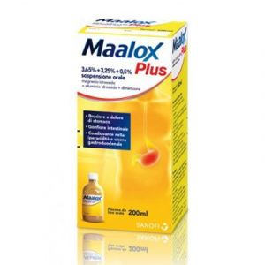 Maalox Plus sospensione orale 200ml