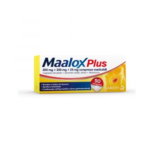 Maalox Plus Antiacido Antigonfiore 50 Compresse Masticabili