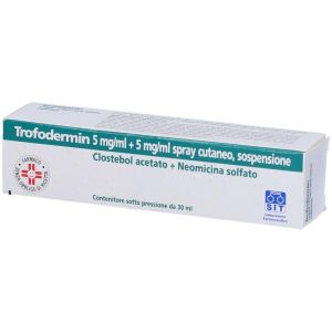 Trofodermin Spray Cutaneo 5% + 5% Cicatrizzante 30ml