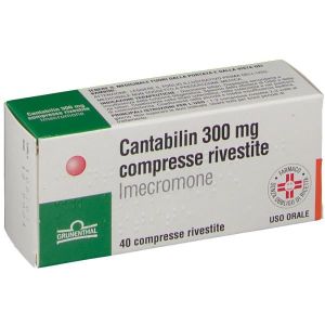 Cantabilin 300mg Imecromone Terapia Biliare 40 Compresse Rivestite