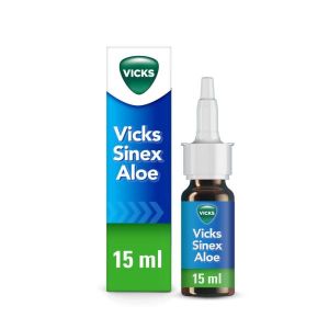 Vicks Sinex Aloe 0,05% Ossimetazolina Cloridrato Soluzione da Nebulizzare 15ml