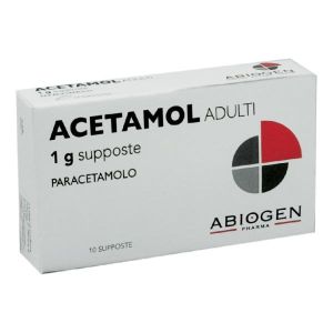 Acetamol Adulti 1g Paracetamolo 10 Supposte