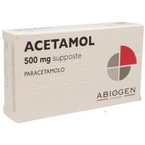 Abiogen Pharma Acetamol Bambini 10 Supposte 250mg