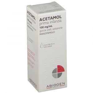 Acetamol Prima Infanzia 100mg/ml Paracetamolo Gocce 30ml