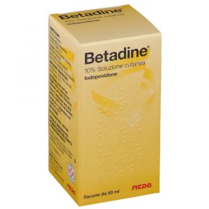 Betadine 10% Iodopovidone Soluzione Cutanea Flacone 50ml