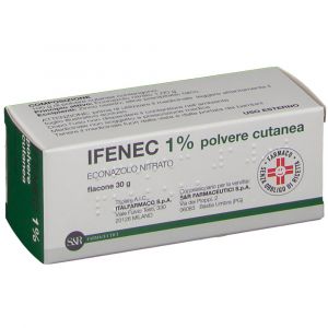 Ifenec 1% Econazolo Nitrato Polvere Cutanea Antimicotica 30g