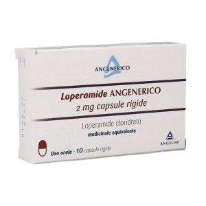 Loperamide Angenerico 2 Mg Antidiarroico 10 Capsule
