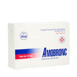 Amobronc Soluzione Per Inalazioni 2ml 15mg Ambroxol Cloridrato 10 Fiale