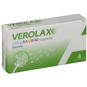 Verolax Bambini 1,375g Glicerina Stitichezza 18 Supposte