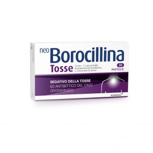 Neoborocillina Tosse 20 Pastiglie 10mg + 1,2mg