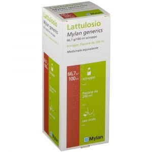 Lattulosio Mylan 66,7g / 100ml Sciroppo Lassativo Flacone 200 Ml