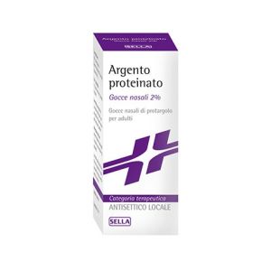 Argento Proteinato  Sella  Adulti Goccie Orl 10ml 2%