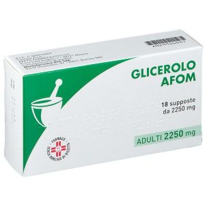 Glicerolo Afom Adulti 2250mg 18 Supposte