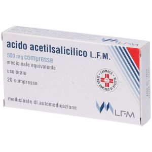 Lfm Acido Acetilsalicilico 500mg 20 Compresse