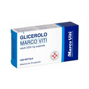 Glycerol Marco Viti 2250 Mg Adults Occasional Constipation 18 Suppositories