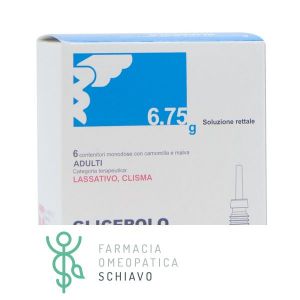 Glicerolo Nova Argentia Adulti 6,75g Soluzione Rettale 6 Monodose con Camomilla e Malva