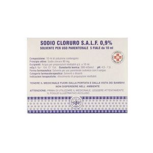 Salf Sodio Cloruro 0,9% Solvente 5x5ml