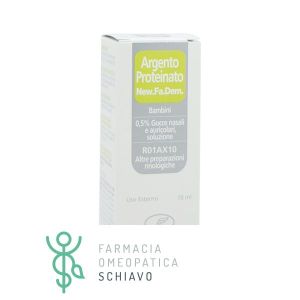 Argento Proteinato New Fadem  0,5% Gocce Nasali e Auricolari Bambini 10 ml