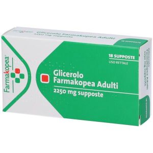 Glicerolo  Farmakopea  18 Supposte 2.250mg