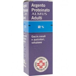 Argento Proteinato  Almus  Adulti Goccie Orl 10ml 2%